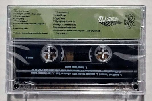 DJ Shadow - “Endtroducing…..” - CASSETTE TAPE (Italy “Fan Club” Reissue) M/M (Sealed)