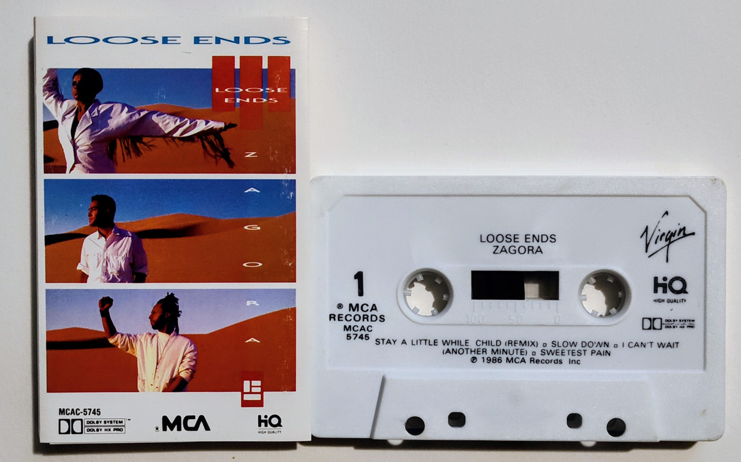 Loose Ends - "Zagora" - CASSETTE TAPE VG+/NM
