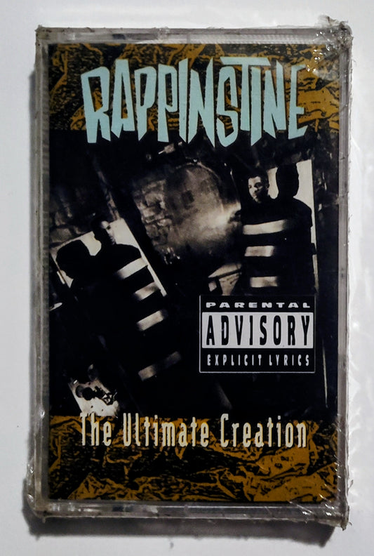 Rappinstine - "The Ultimate Creation" - CASSETTE TAPE (SR; DIGalog; DOLBY) VG+/M (Sealed; lots of cracks in case)