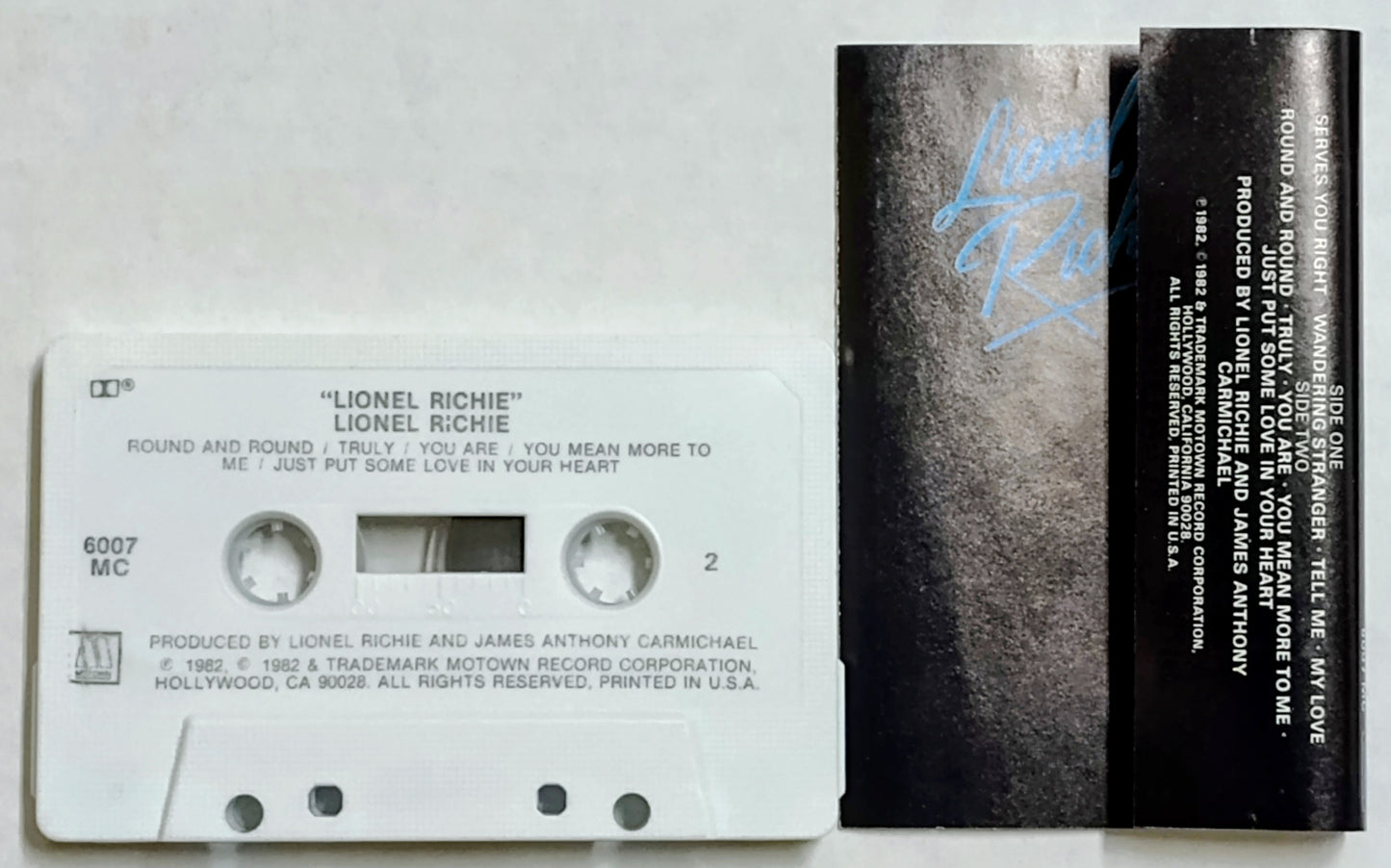 Lionel Richie - “Lionel Richie” - CASSETTE TAPE VG+/VG