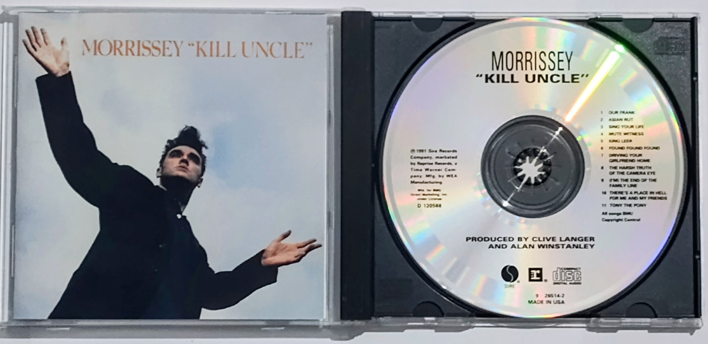 Morrissey - “Kill Uncle” - COMPACT DISC (BMG) VG+/NM *🚨*