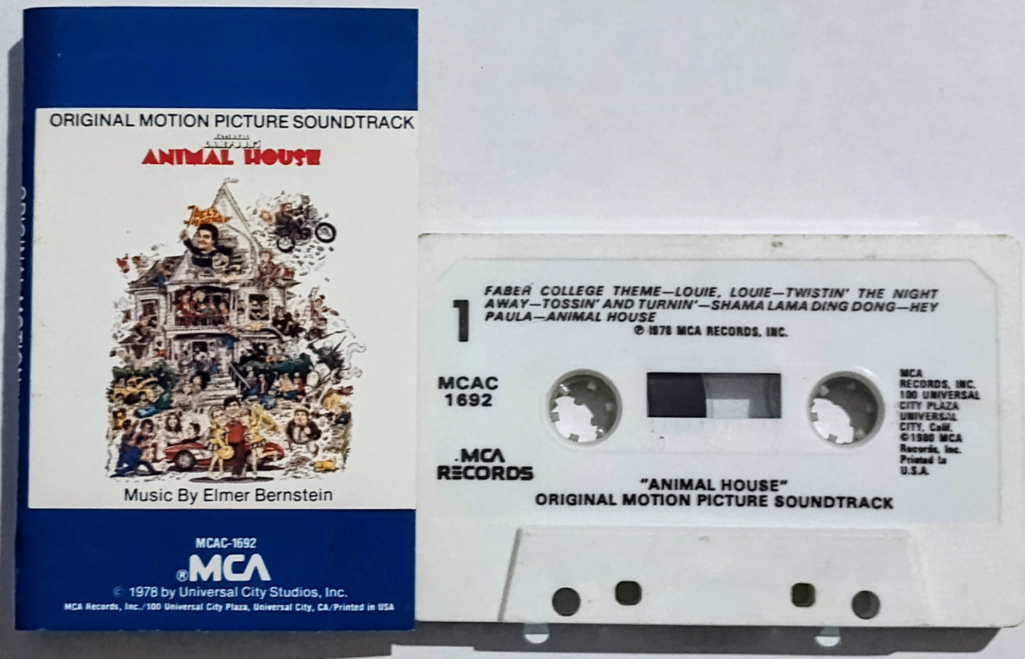 Various Artists - “Animal House Motion Picture Soundtrack” - CASSETTE TAPE VG/VG