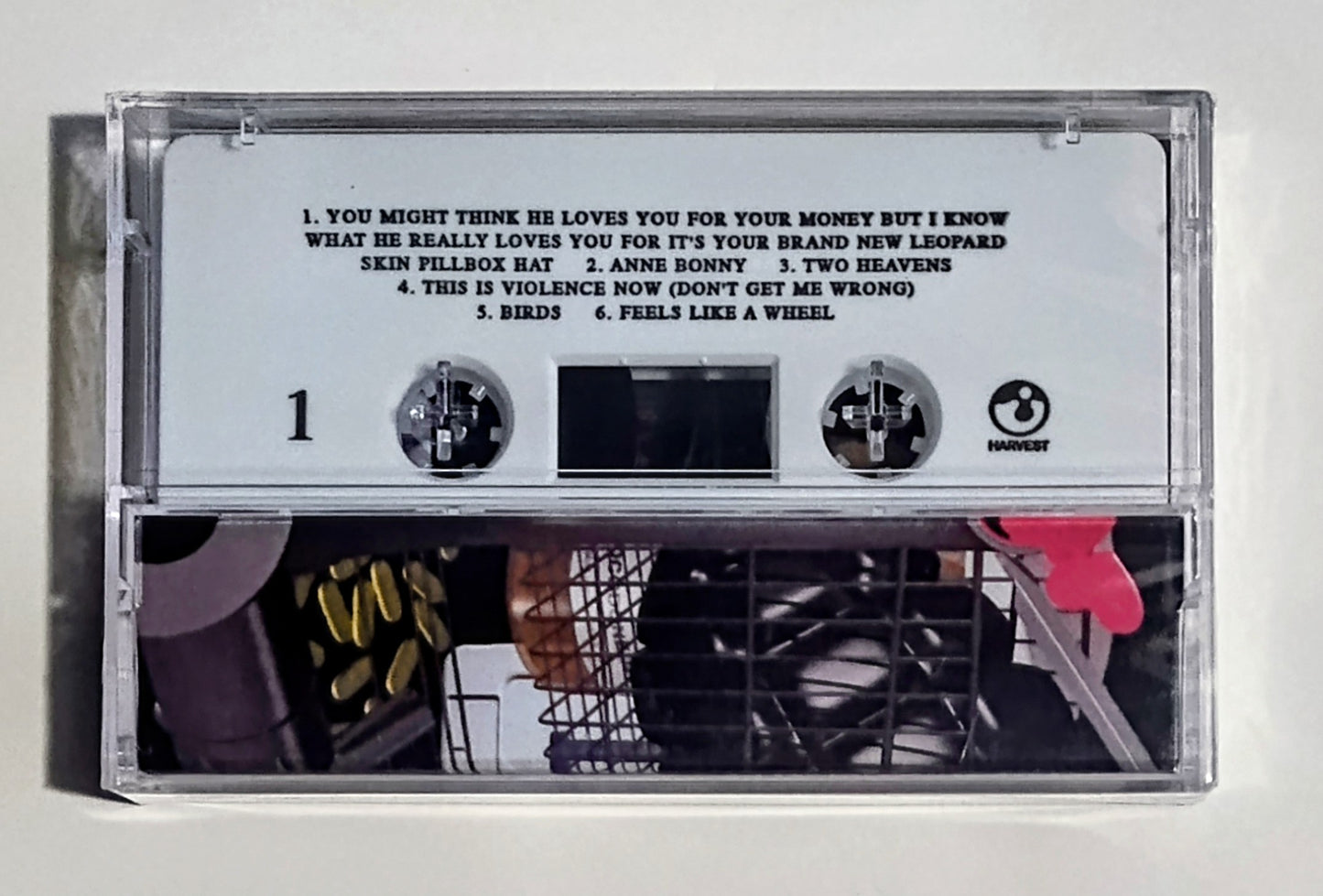 Death Grips - "Government Plates" - INDIE CASSETTE TAPE (Italy; "Fan Club" Tape) M/M (Sealed)