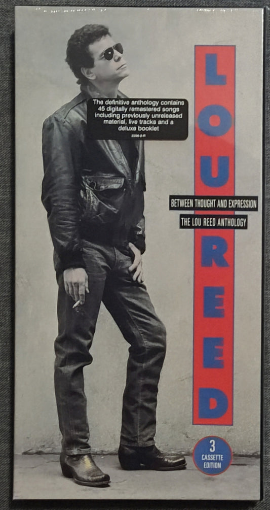 Lou Reed (The Velvet Underground) - "Anthology (3-Tape Box-Set plus book)" - CASSETTE TAPE NM/M (Hope Punch)