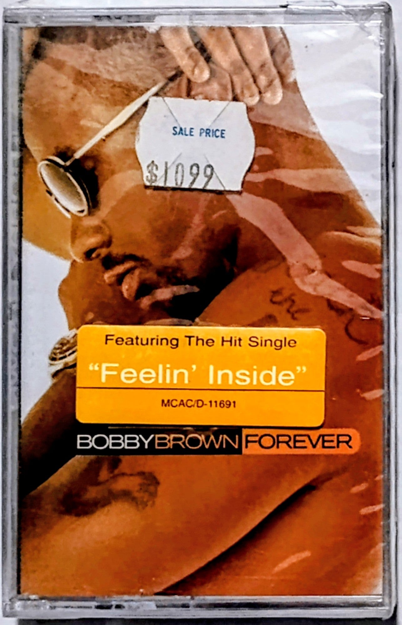Bobby Brown - “Forever” - CASSETTE TAPE NM/M (Sealed with hype sticker; small holes/tears in cellophane)