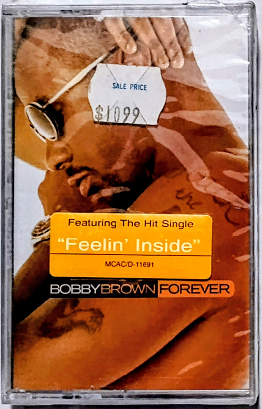 Bobby Brown - “Forever” - CASSETTE TAPE NM/M (Sealed with hype sticker; small holes/tears in cellophane)