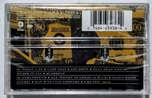Amil - “All Money Is Legal” - CASSETTE TAPE NM/M (Sealed; tiny tears in cellophane)