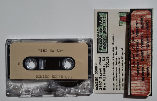 Various Artists - "Ibi Na Bo: Go Africa '70" - INDIE CASSETTE TAPE (Authentic Africa Vinyl-Dubbed Mixtape by Domino Sound Record Store in New Orleans) M/M (New/not played-personal copy)