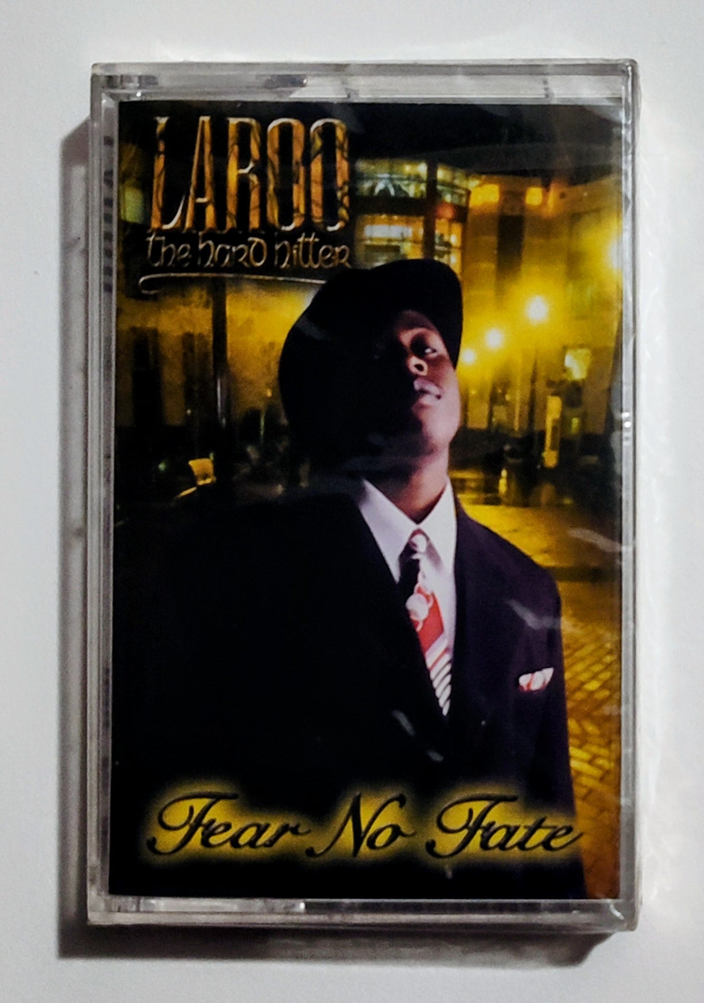 Laroo The Hard Hitter - "Fear No Fate" - CASSETTE TAPE M/M (Sealed)