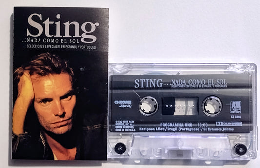 Sting - "...Nada Como El Sol" - CASSETTE TAPE (Chrome; DOLBY) VG/VG