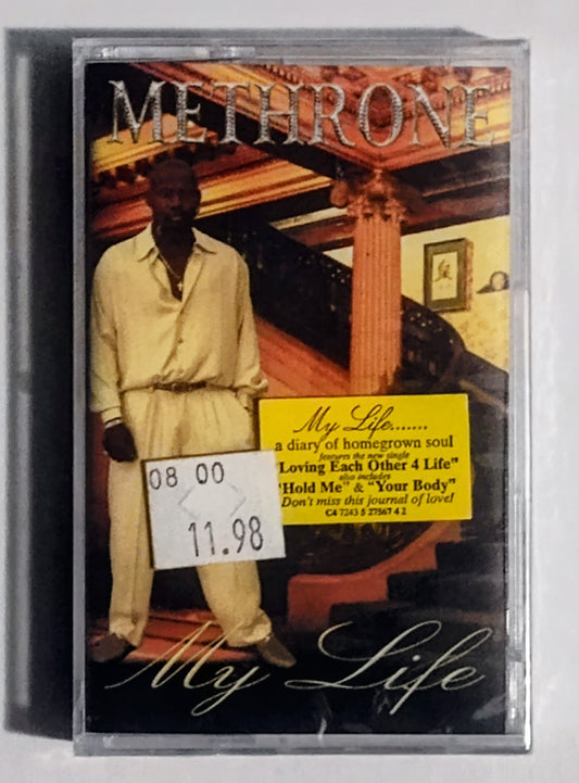 Methrone - “My Life” - CASSETTE TAPE NM/M (Sealed with hype sticker; tiny crack on lower spine and lower back of case)