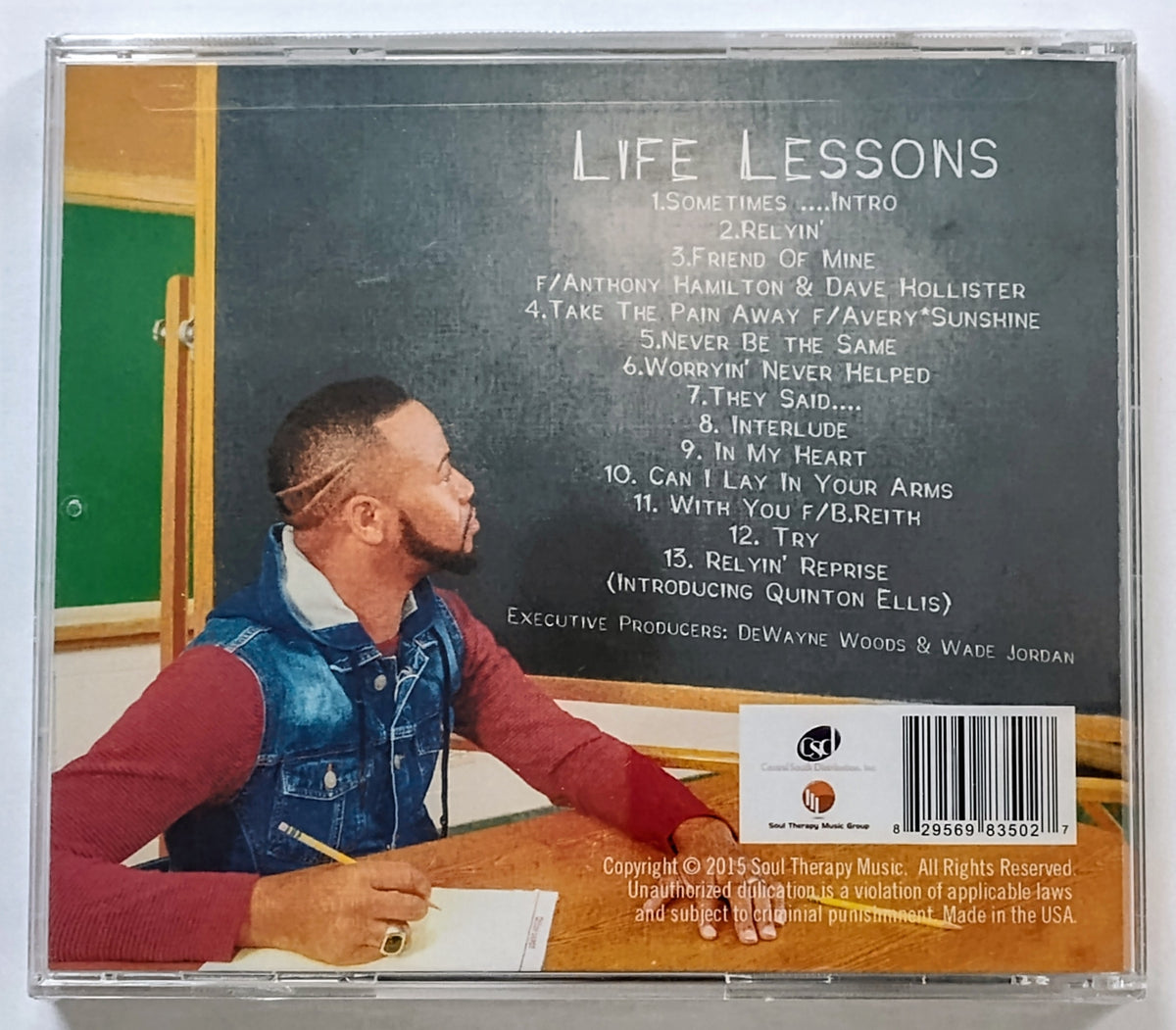 Dewayne Woods - “Life Lessons” - COMPACT DISC M/M (Sealed with hype sticker)