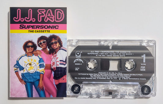 J.J. Fad - "Supersonic" - CASSETTE TAPE (DOLBY HX PRO) VG+/VG+