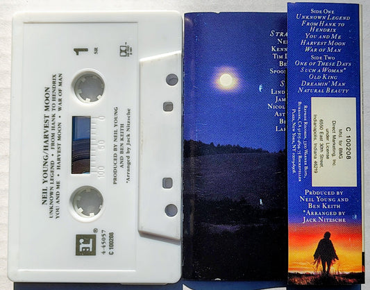 Neil Young - "Harvest Moon" CASSETTE TAPE (BMG Club) VG+/VG+