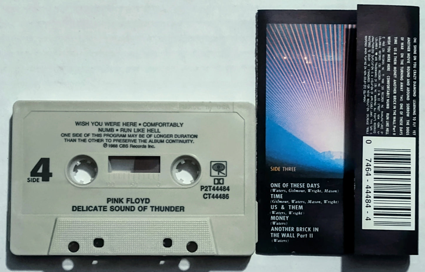 Pink Floyd - “Delicate Sound Of Thunder” - CASSETTE TAPE (2x) VG/VG+