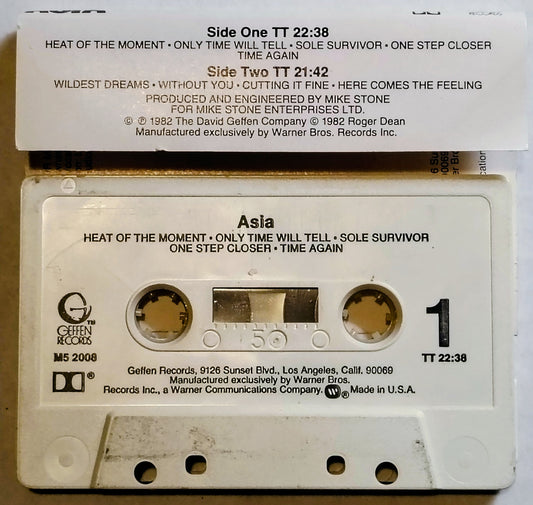 Asia - "Asia" - CASSETTE TAPE G+/G+