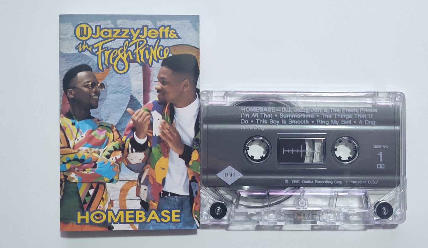 DJ Jazzy Jeff & The Fresh Prince - "Homebase" - CASSETTE TAPE (DOLBY) VG+/VG+