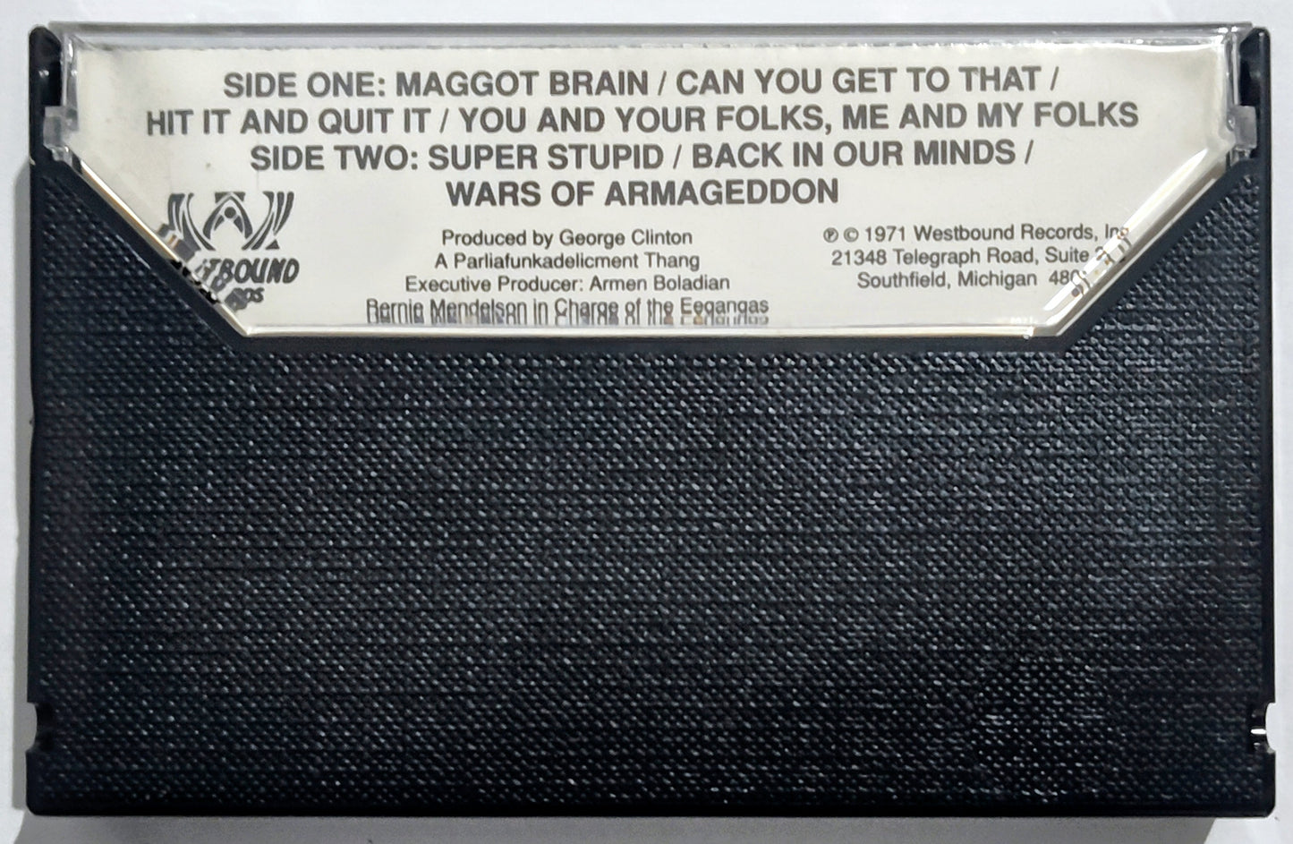 Funkadelic - “Maggot Brain” - CASSETTE TAPE VG+/M* (*See notes!)