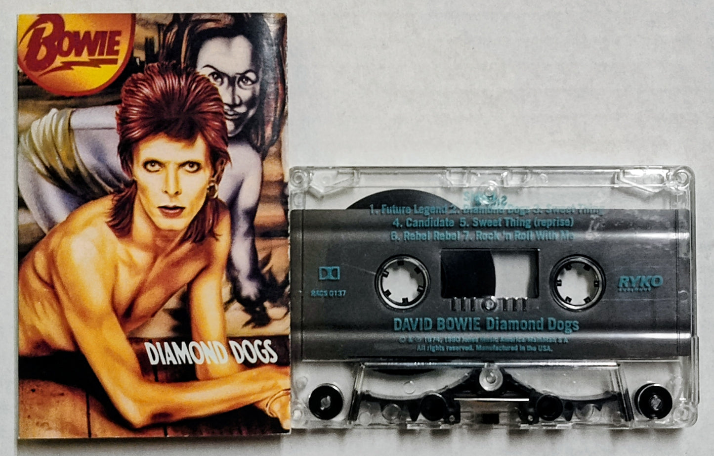 David Bowie - “Diamond Dogs” - CASSETTE TAPE VG/VG