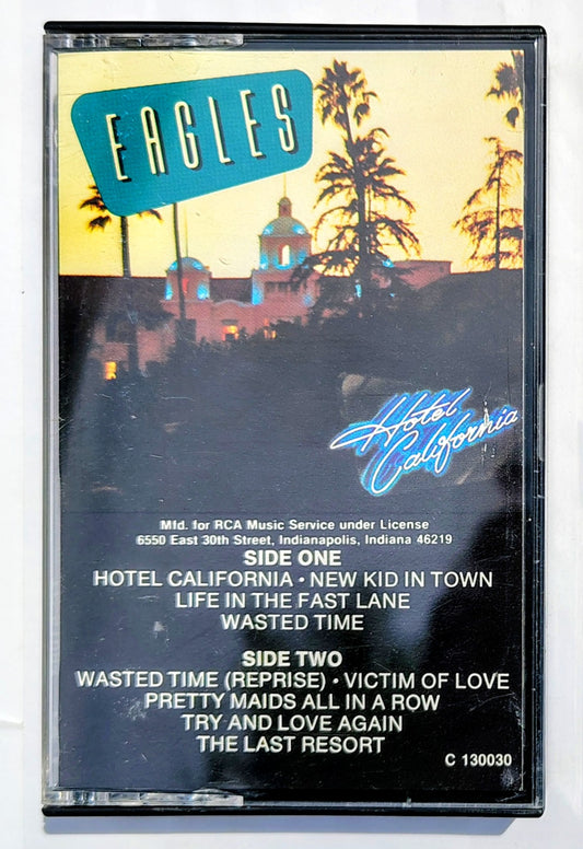 Eagles - "Hotel California" - CASSETTE TAPE VG+/VG+