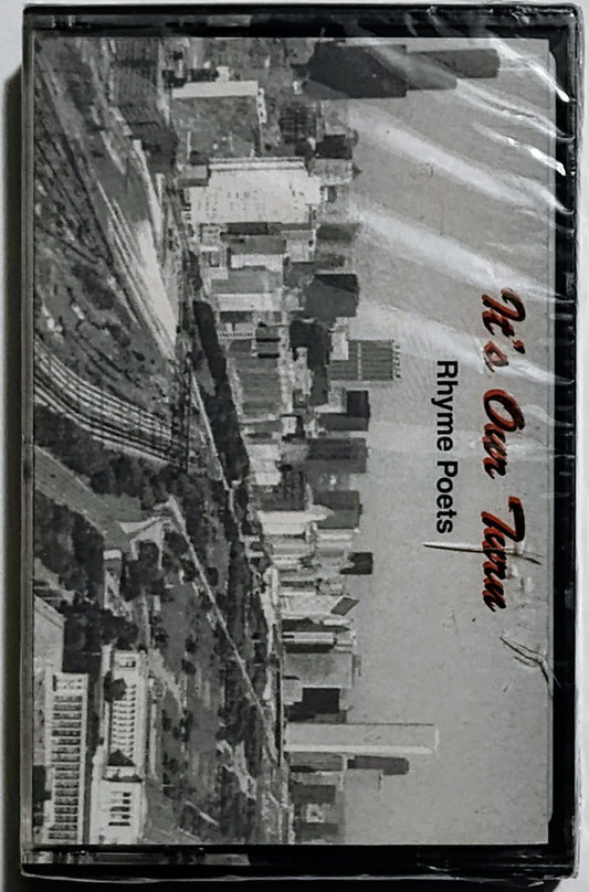 Rhyme Poets - "It's Our Turn" - CASSETTE TAPE (Maxi Single) NM/M (Sealed; cracked cover) *❄️*[Chicago, IL]