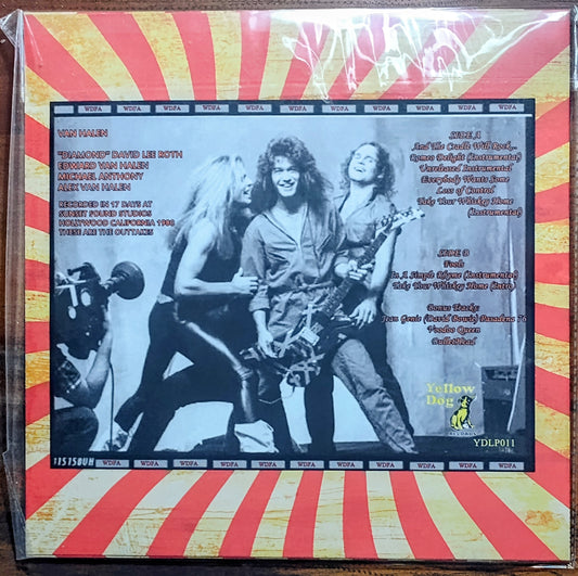 Van Halen - "Women And Children First Sessions" - VINYL RECORD (White Color) M/M (Sealed)