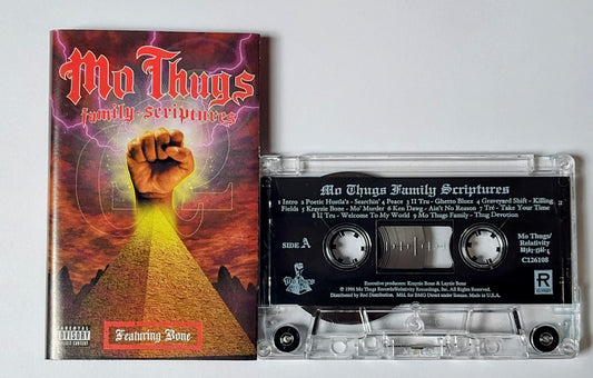 Mo Thugs - "Family Scriptures" CASSETTE TAPE (BMG Club Copy *RARE*) VG+/VG+