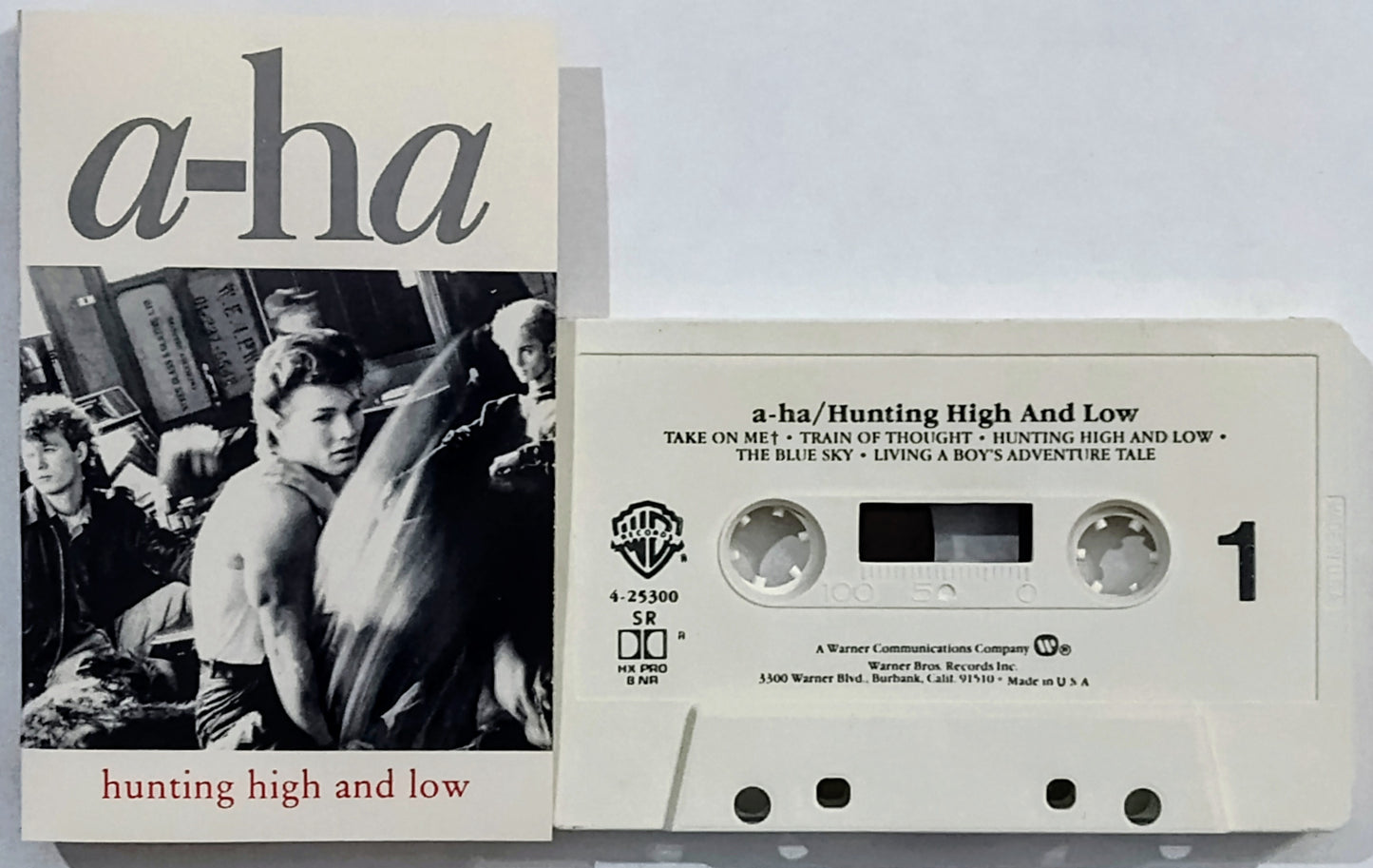 A-ha - “Hunting High And Low” - CASSETTE TAPE VG+/VG+