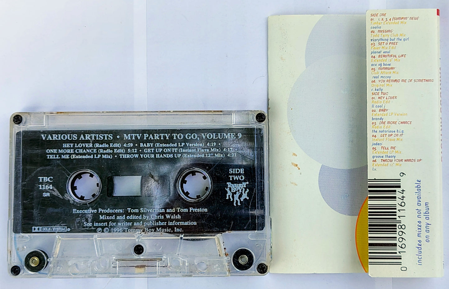 Various Artists - “MTV Party To Go Volume 9” - CASSETTE TAPE VG+/G
