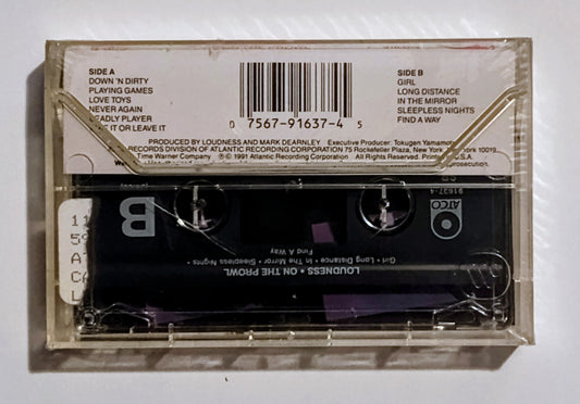 Loudness - "On The Prowl" - CASSETTE TAPE (Chrome; DOLBY) M/M (Sealed)