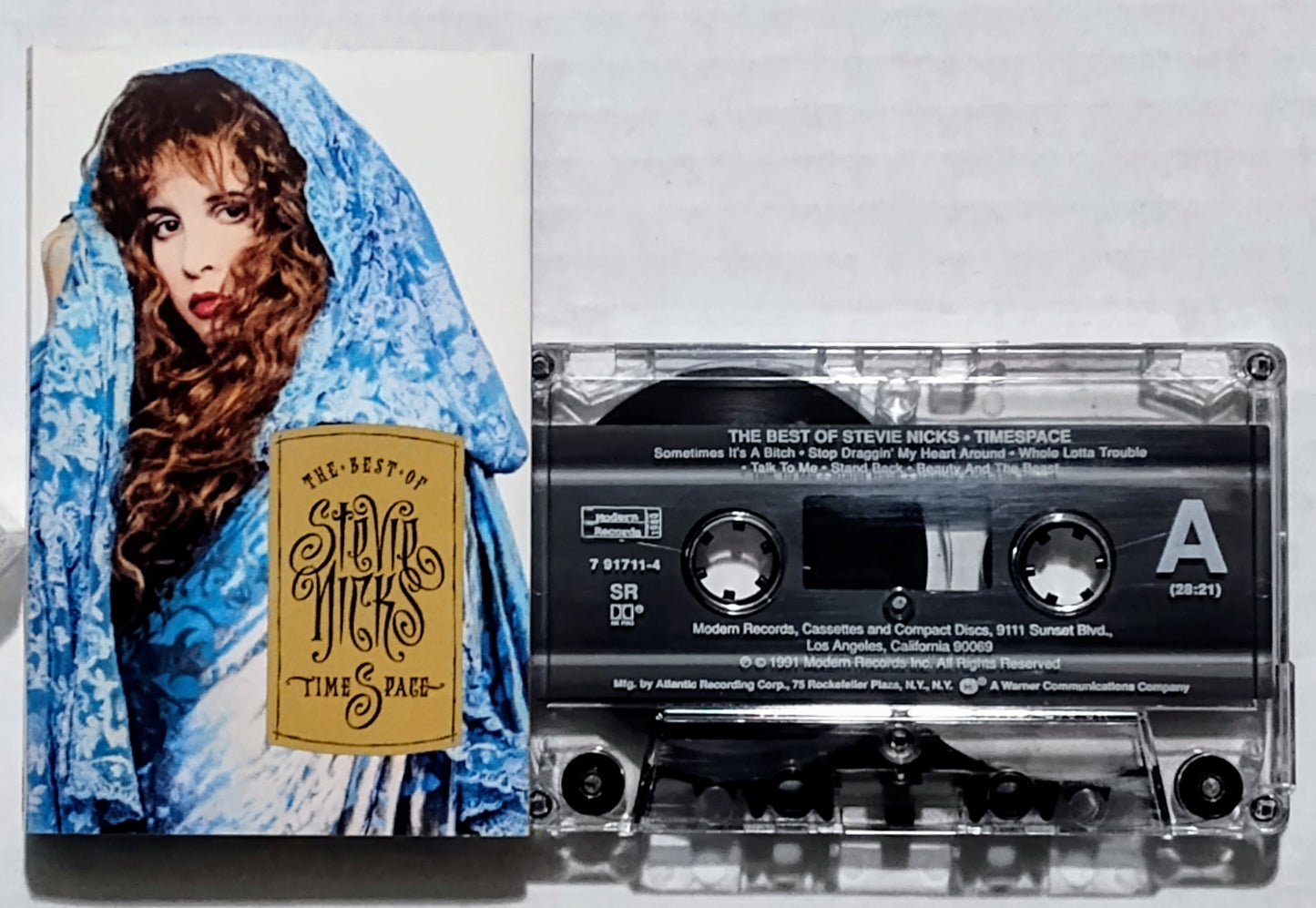 Stevie Nicks - “Timespace: The Best Of Stevie Nicks” - CASSETTE TAPE VG+/VG+