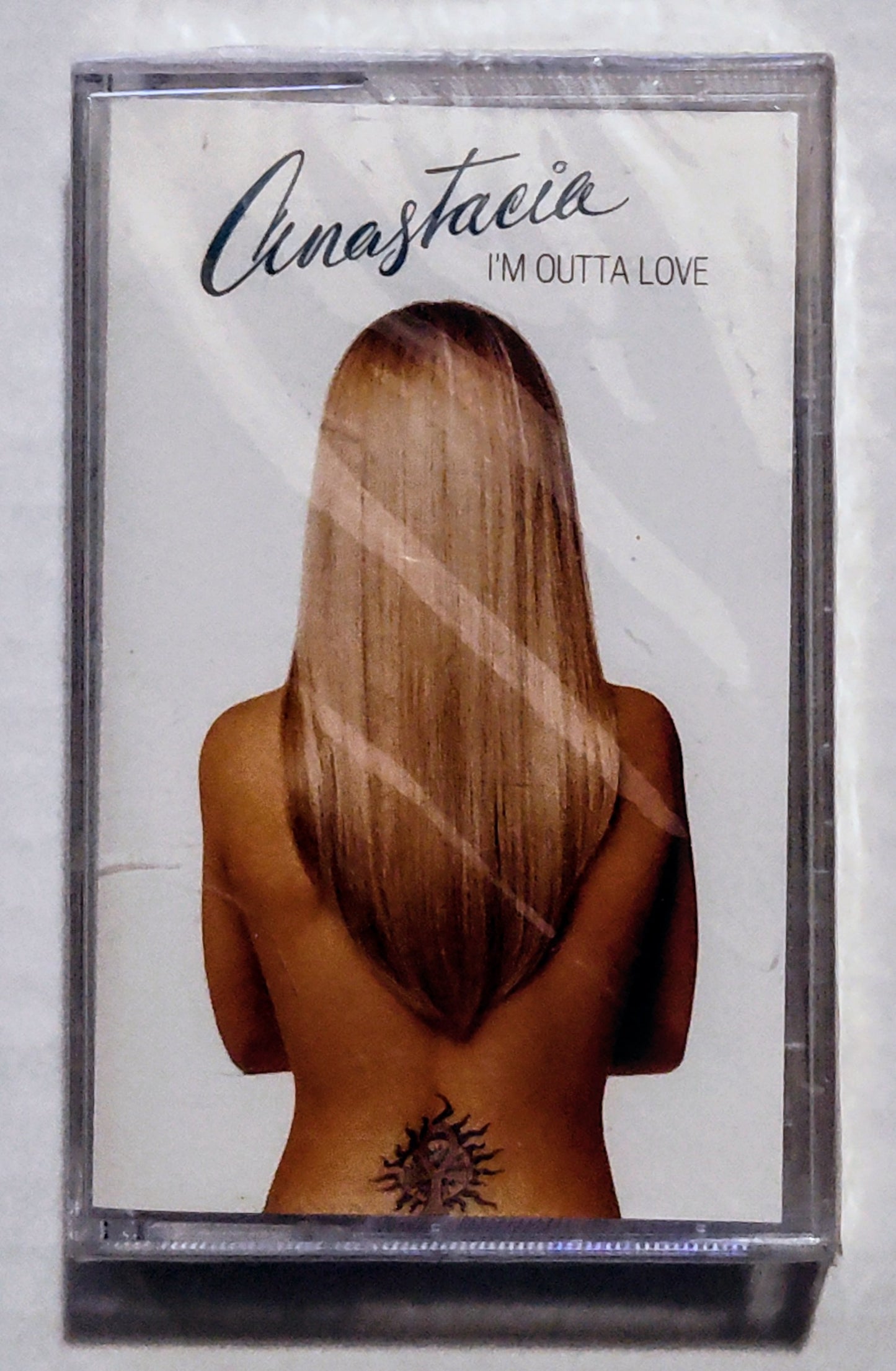 Anastacia - “I’m Outta Love” - CASSETTE TAPE (Single) NM/M (Sealed; Tiny tear in cellophane; scratchy cellophane)