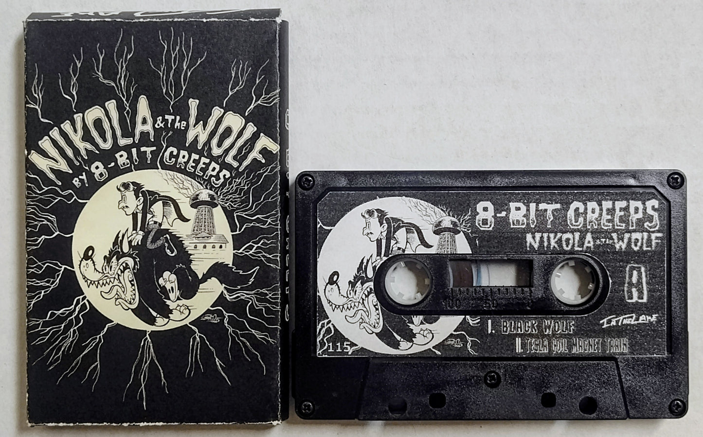 8-Bit Creeps - “Nikola & The Wolf” - INDIE CASSETTE TAPE VG+/NM [In The Lake Records]
