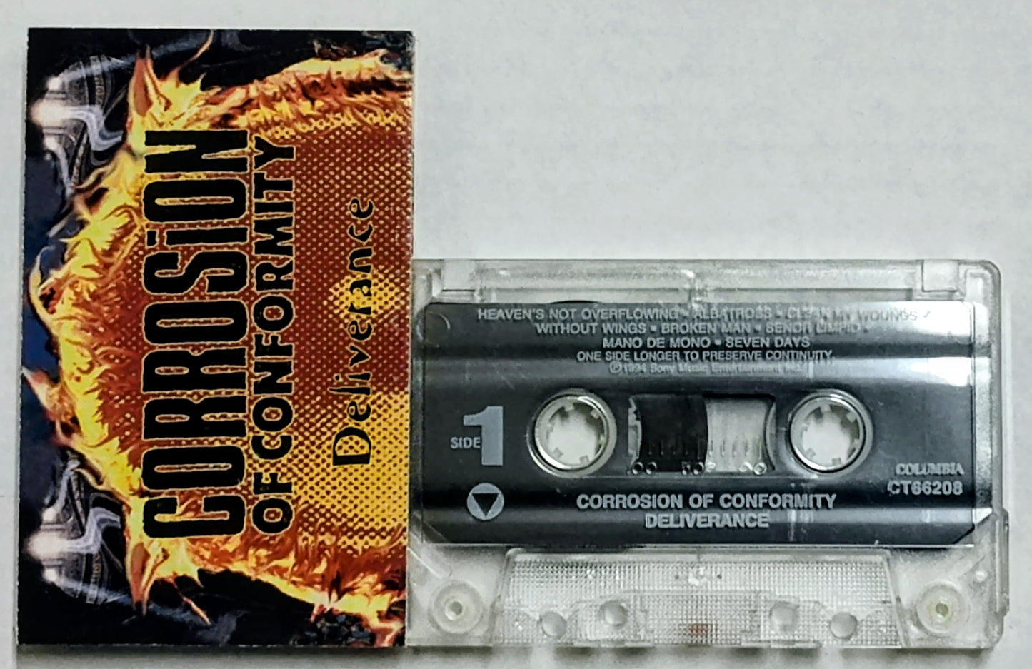 Corrosion Of Conformity - “Deliverance” - CASSETTE TAPE VG+/VG+