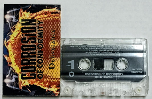 Corrosion Of Conformity - “Deliverance” - CASSETTE TAPE VG+/VG+