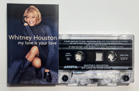 Whitney Houston - "My Love Is Your Love" - CASSETTE TAPE VG+/VG+