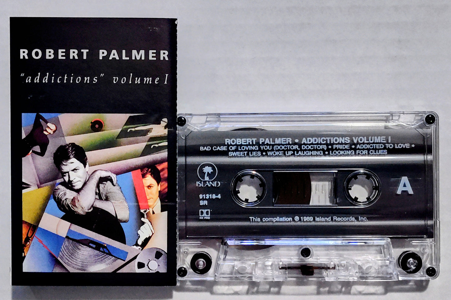 Robert Palmer - “Addictions Volume 1” - CASSETTE TAPE VG+/VG+
