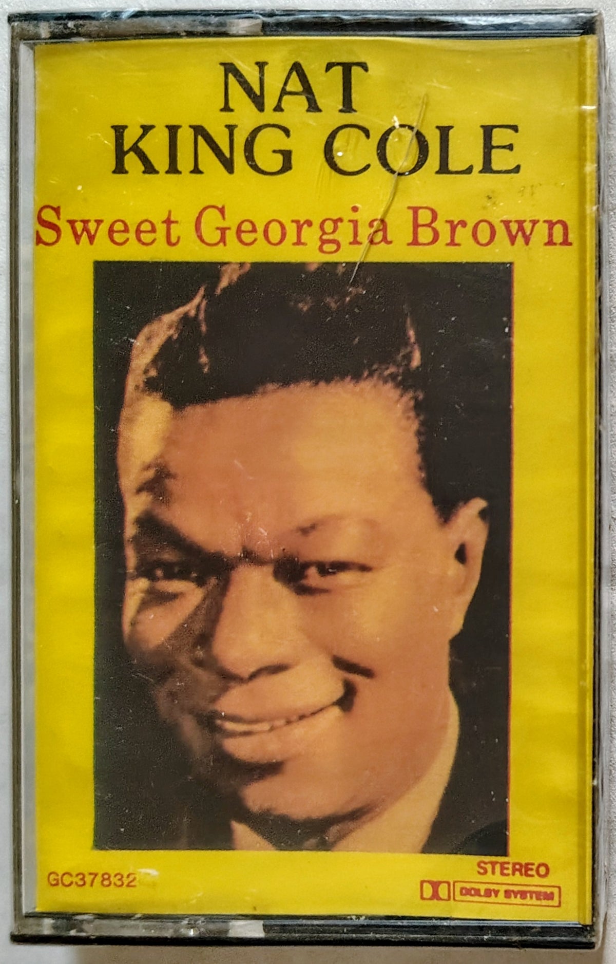 Nat King Cole - “Sweet Georgia Brown” - CASSETTE TAPE NM/M (Sealed; cracked case)