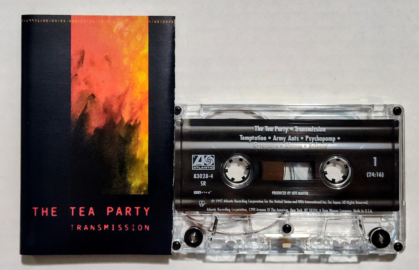 Tea Party, The - “Transmission” - CASSETTE TAPE VG+/VG+