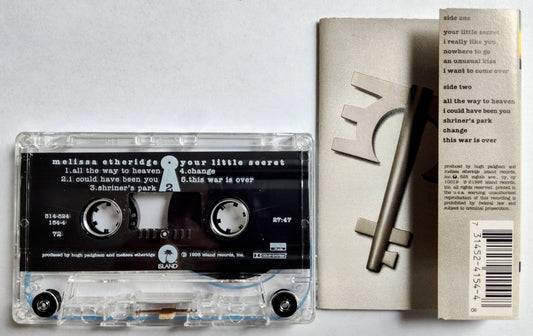 Melissa Etheridge - “Your Little Secret” - CASSETTE TAPE VG/VG