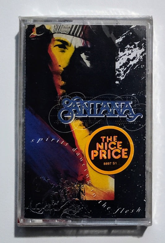 Santana - "Spirits Dancing In The Flesh" - CASSETTE TAPE M/M (Sealed)