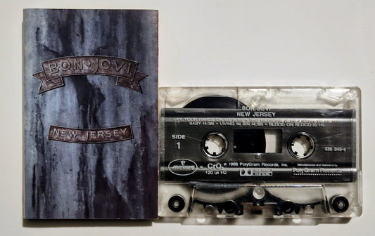 Bon Jovi - "New Jersey" - CASSETTE TAPE (DOLBY HX PRO) VG/VG