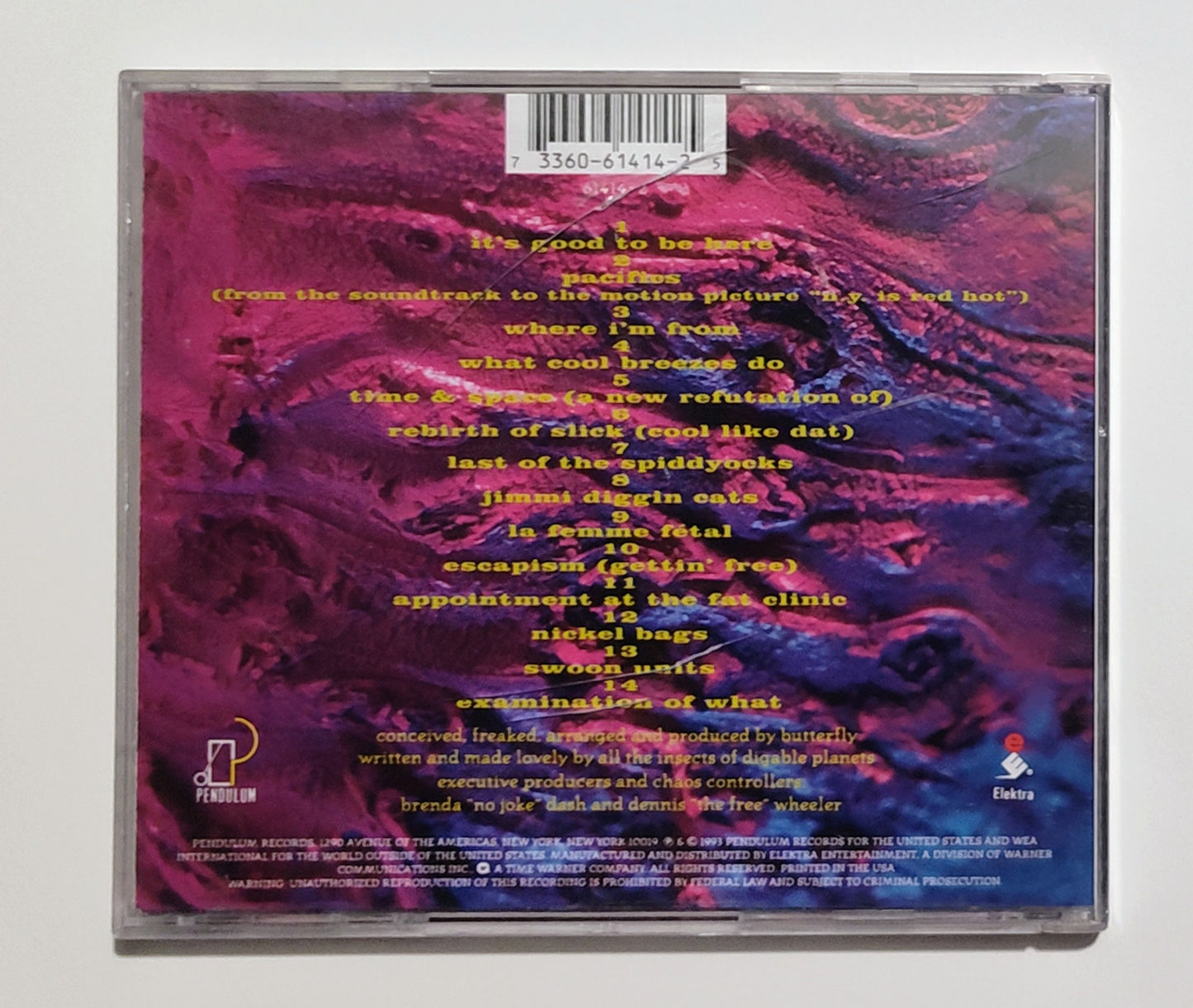 Digable Planets - "Reachin' (A New Refutation Of Time And Space)" - INDIE COMPACT DISC VG+/VG+