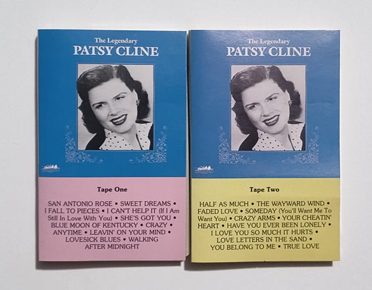 Patsy Cline - "The Legendary Patsy Cline" - CASSETTE TAPE (2x) VG+/VG+