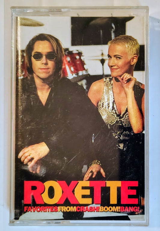 Roxette - “Favorites From Crash! Boom! Bang!” - CASSETTE TAPE VG/VG