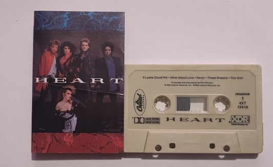 Heart - "Heart" - CASSETTE TAPE (XDR; DOLBY HX PRO) VG/VG+