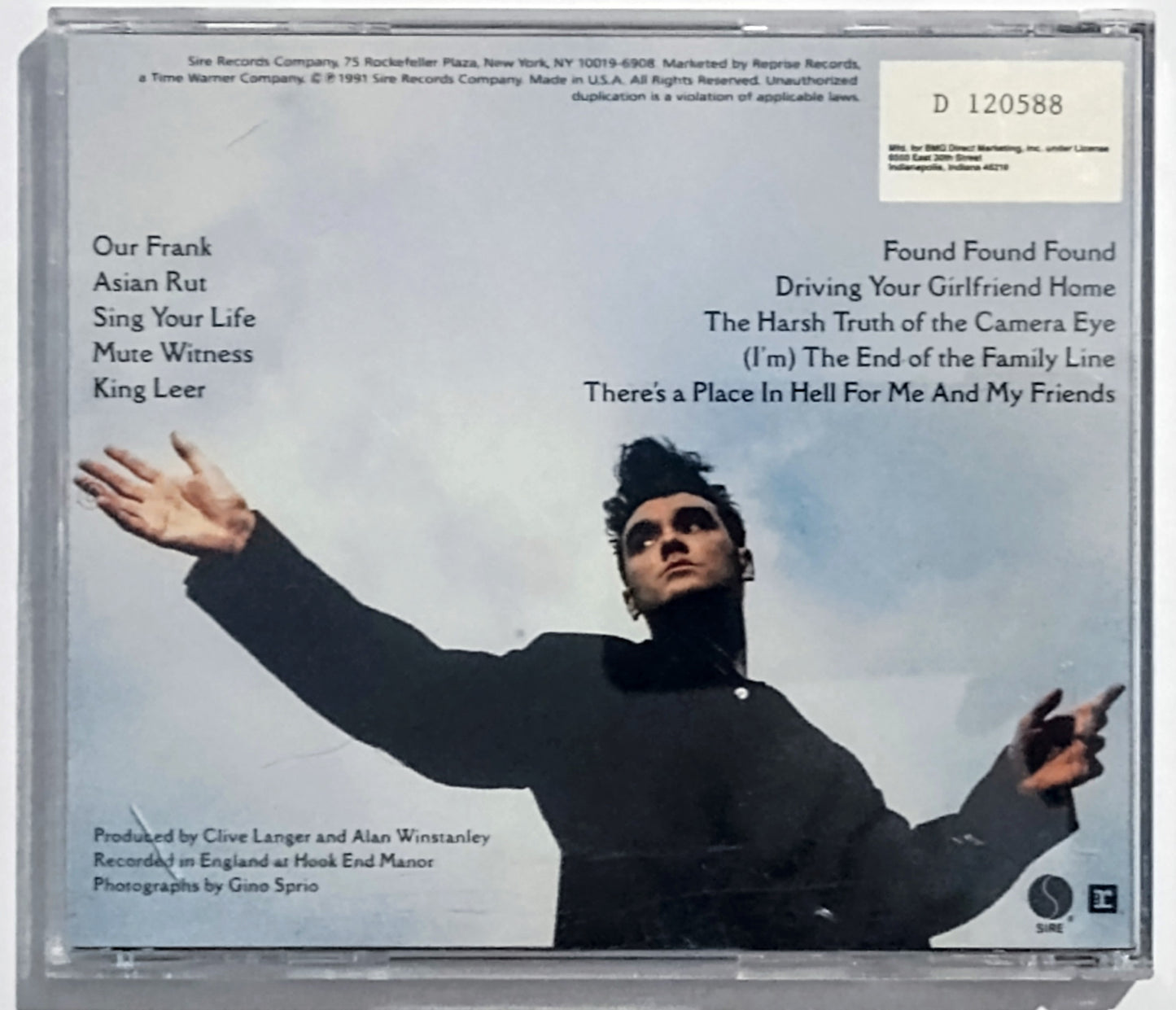 Morrissey - “Kill Uncle” - COMPACT DISC (BMG) VG+/NM *🚨*