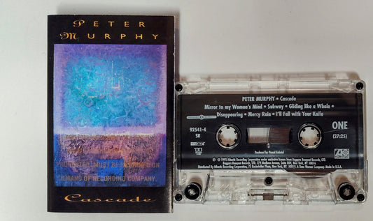 Peter Murphy (Bauhaus) - "Cascade" - CASSETTE TAPE (SR;DIGalog;DOLBY HX PRO B NR) VG+/VG+