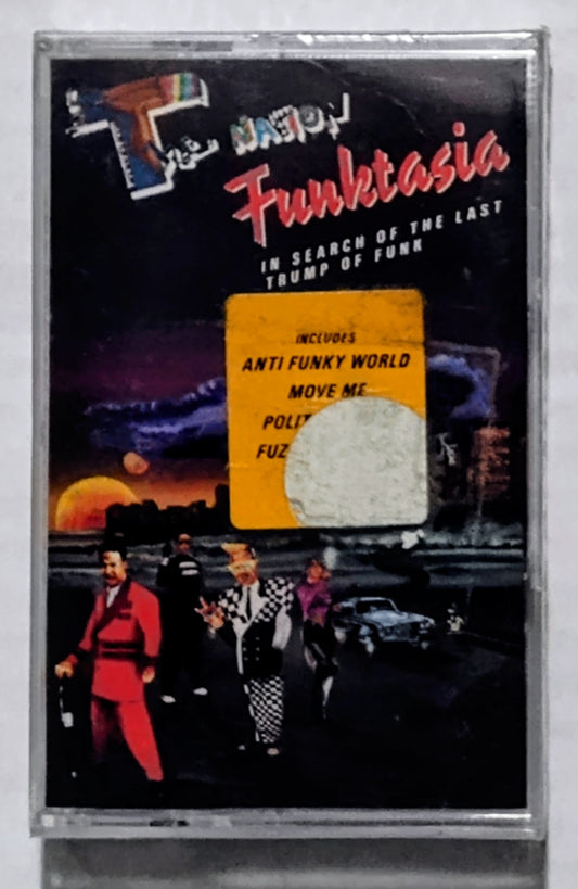 Nation Funktasia, The - “In Search Of The Last Trump Of Funk” - CASSETTE TAPE M/M (Sealed with ripped hype sticker)