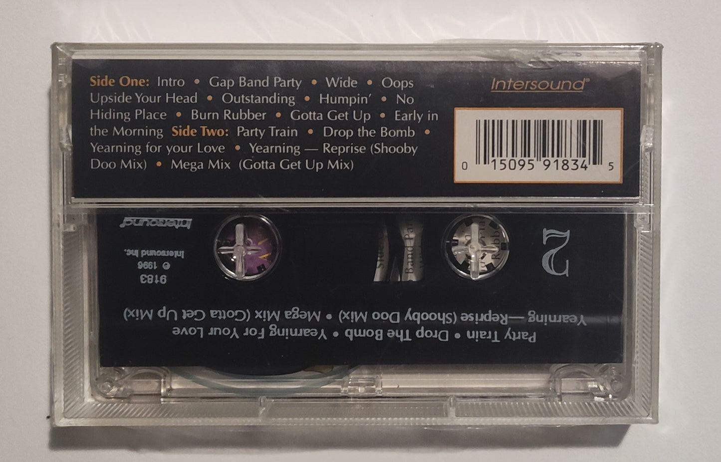 Gap Band - "Live & Well" - CASSETTE TAPE NM/M (Sealed; seal slightly broken; crack in spine of case)